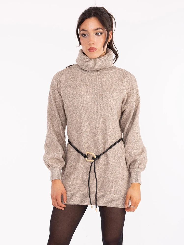 Jen & Co Black Vegan Leather Dual-Strap Waist Belt - S/M