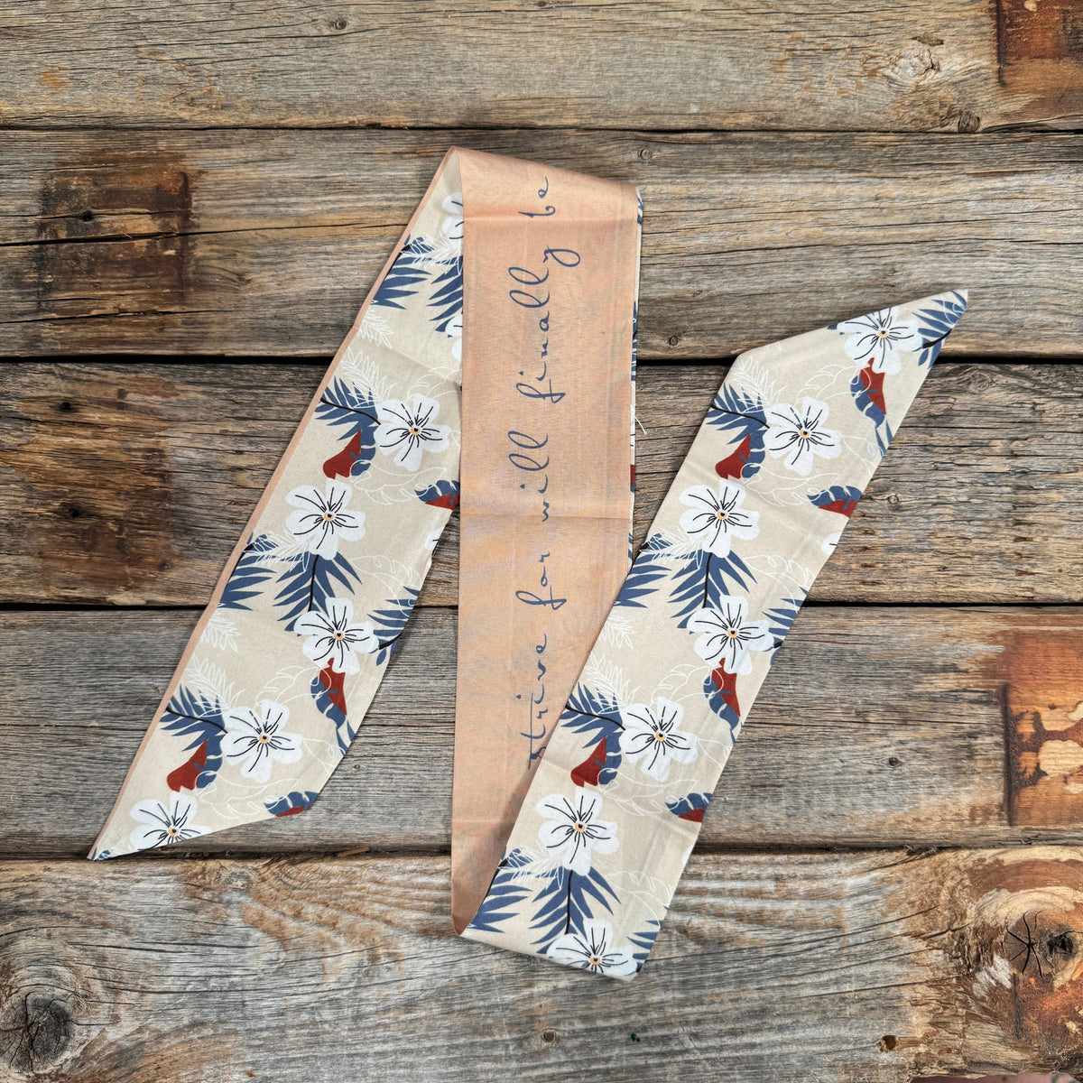 Tan Western Skinny Mini Wild Rag Scarf / Cowgirl Necktie #TW121