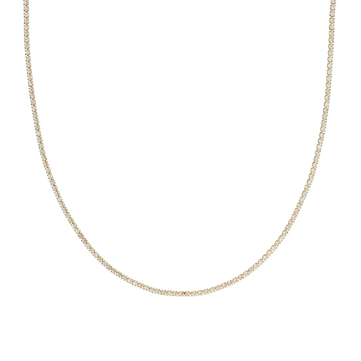 Brenda Grands 18K Gold Layered Tennis Choker