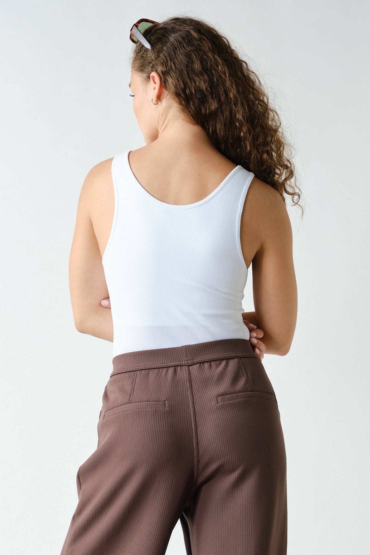 Mono B Classic Seamless Ribbed Tank Top