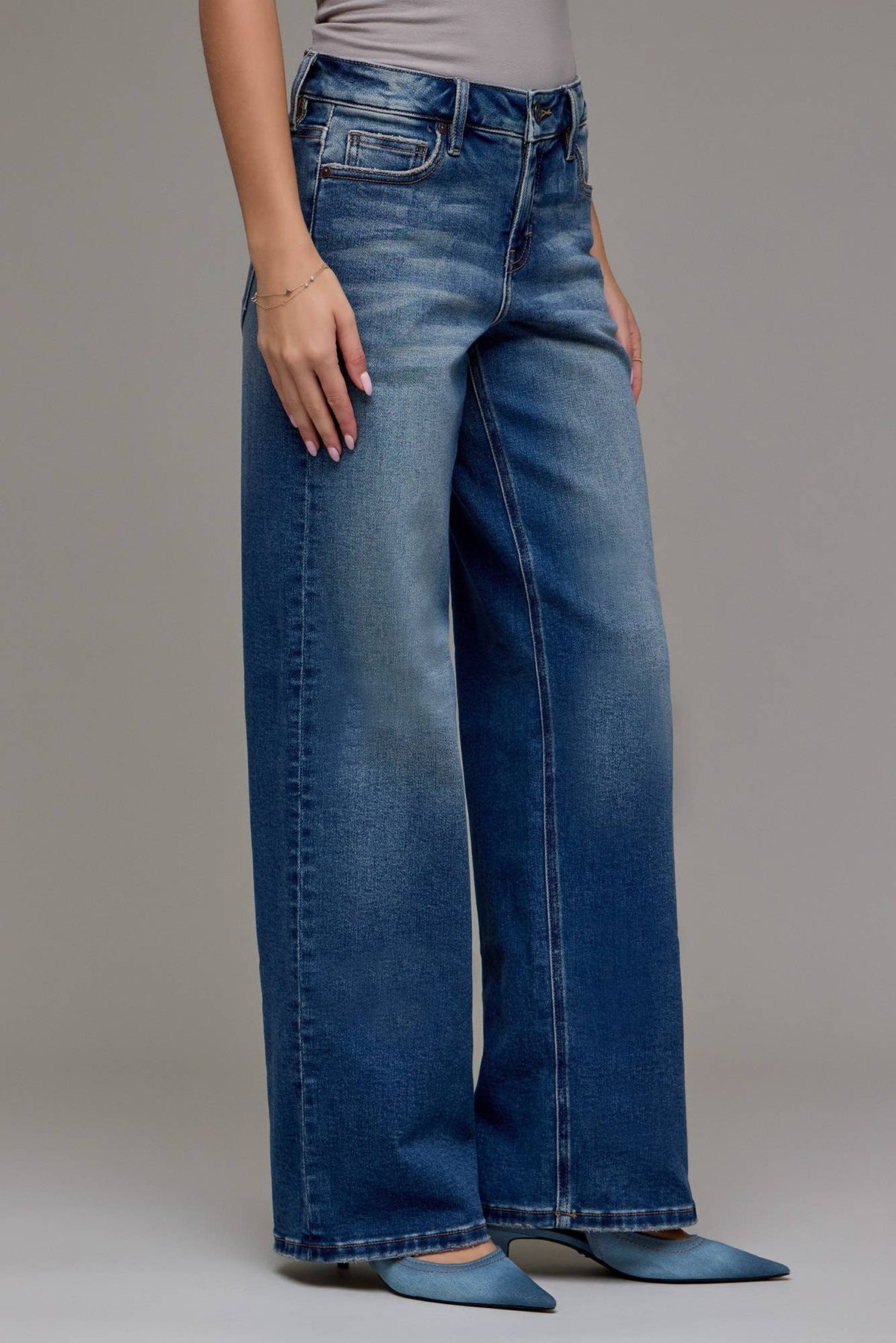 Dark Vintage Mid Rise 31" Inseam Dad Jeans