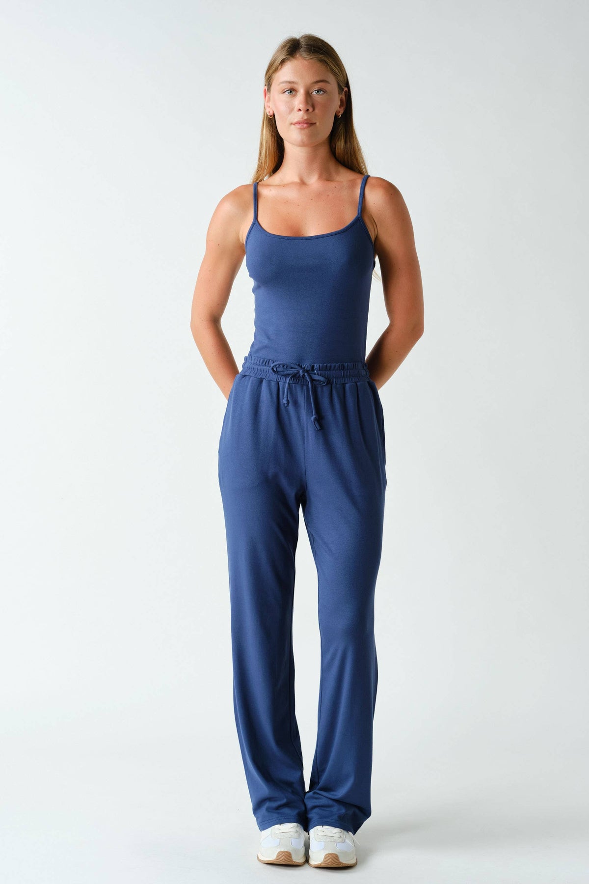 Mono B Marlow Soft-Knit Cami Lounge Set - Sycamore