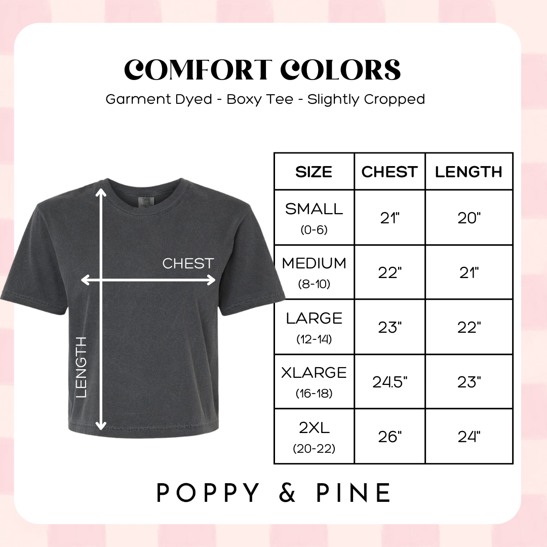 Poppy & Pine OMG Boots Graphic Crop Tee
