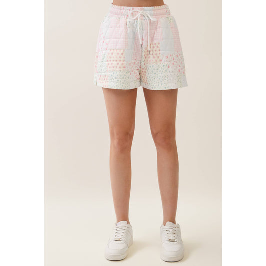 Veveret Patchwork Quilted Shorts