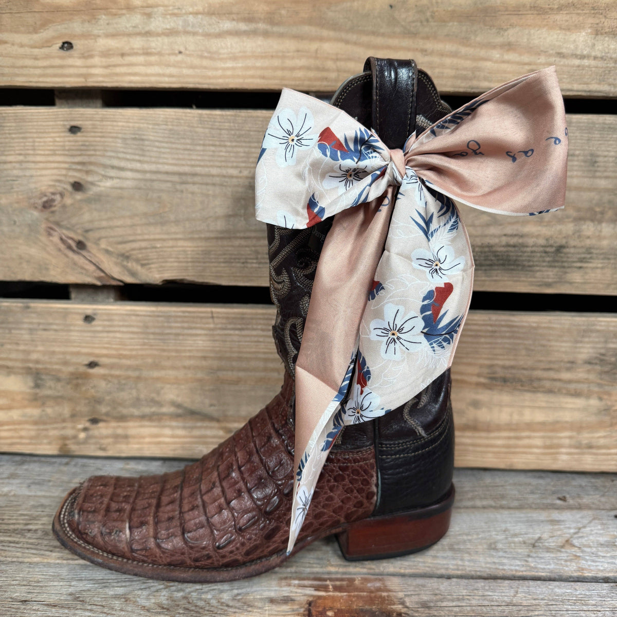 Tan Western Skinny Mini Wild Rag Scarf / Cowgirl Necktie #TW121