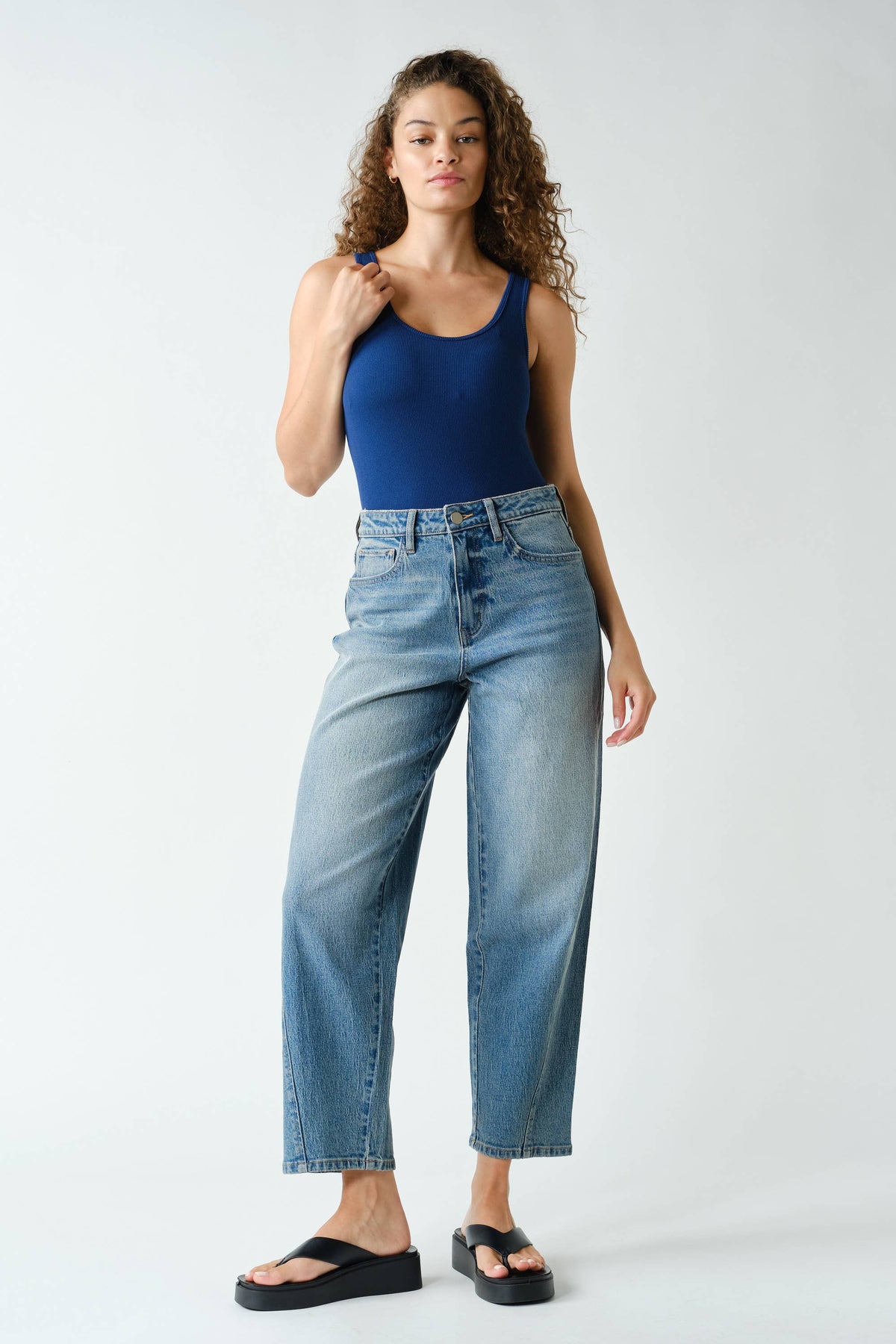 Mono B Classic Seamless Ribbed Tank Top