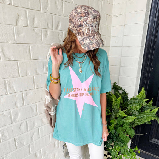 Stars Were Made to Worship Cotton Graphic Tee