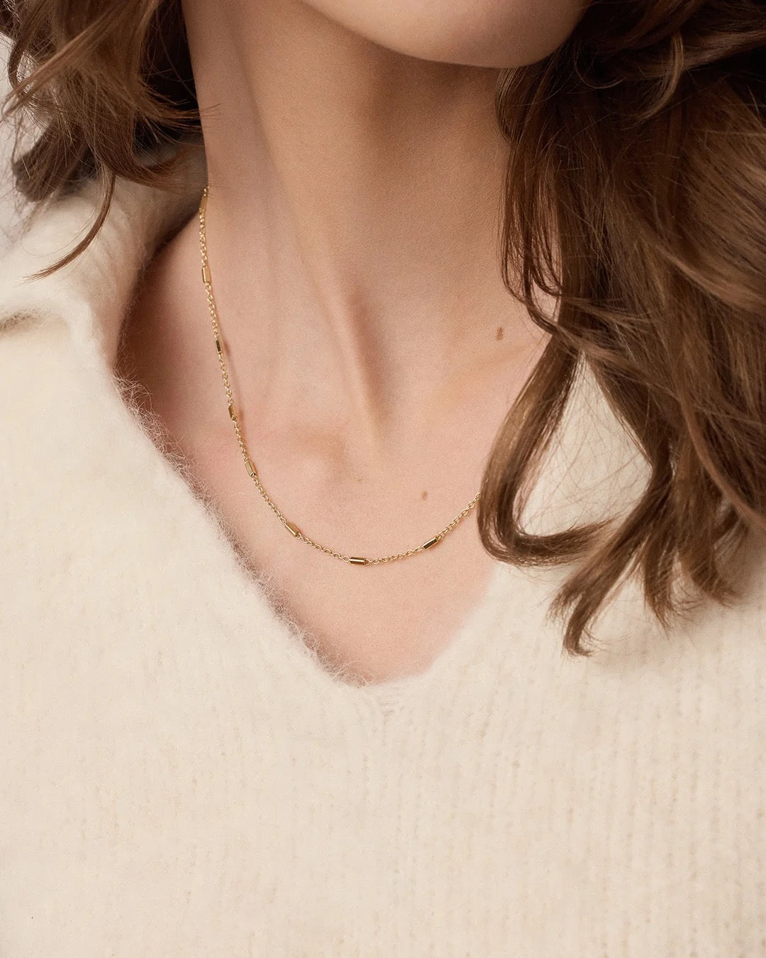 Gorjana Tatum Necklace - Gold, 19 Inch