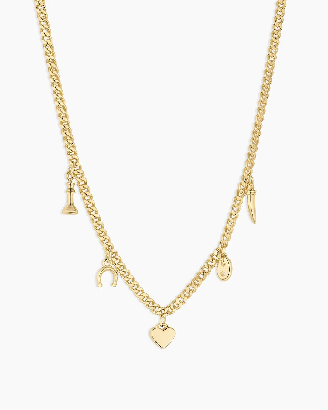 Gorjana Bella Mini Charm Necklace - Gold