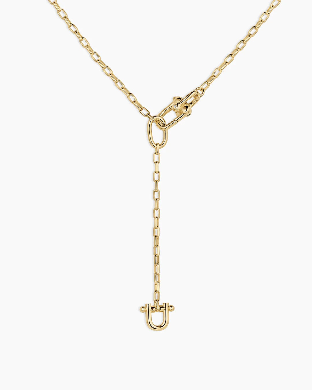 Gorjana Atlas Delicate Lariat Necklace - 18K Gold