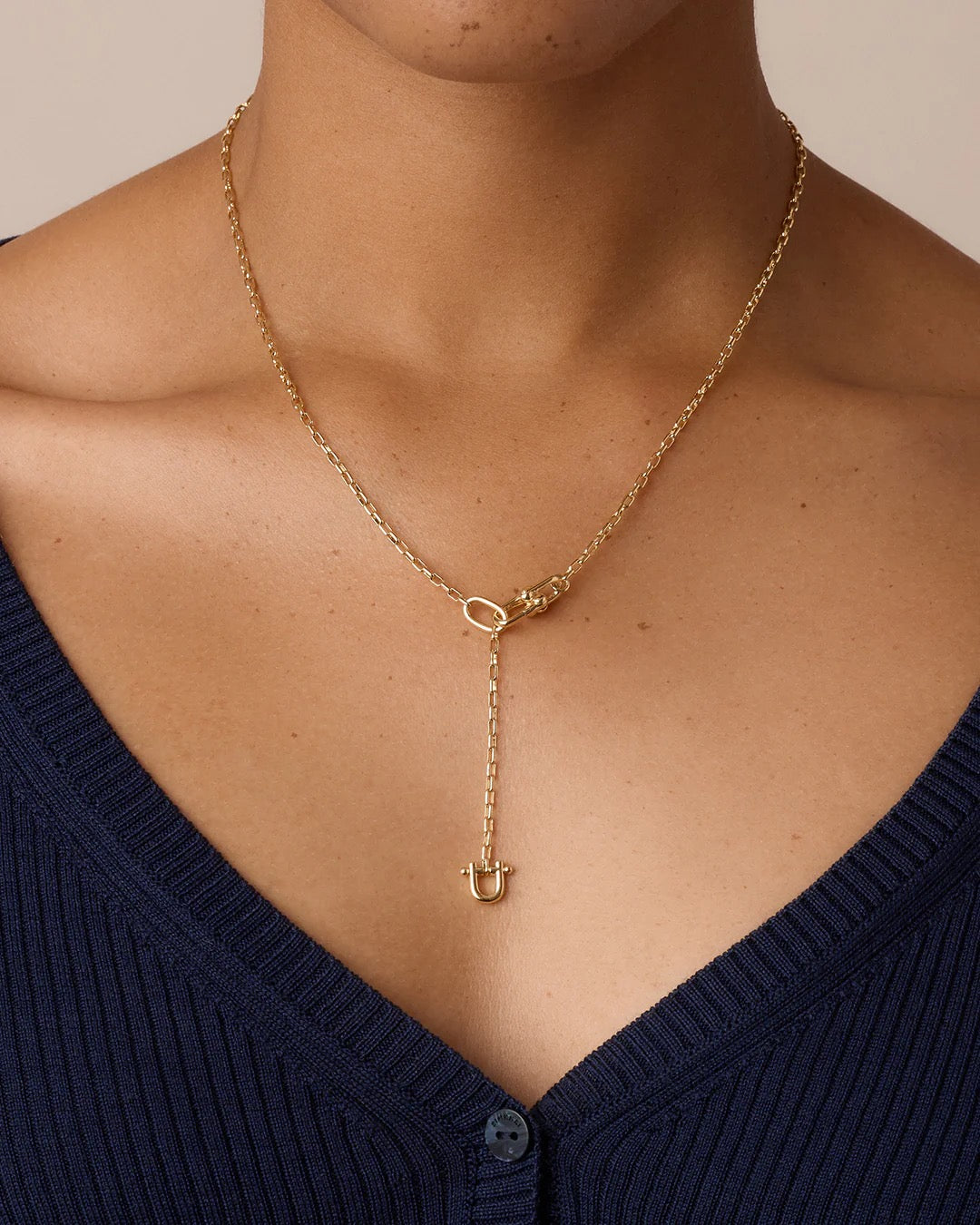 Gorjana Atlas Delicate Lariat Necklace - 18K Gold