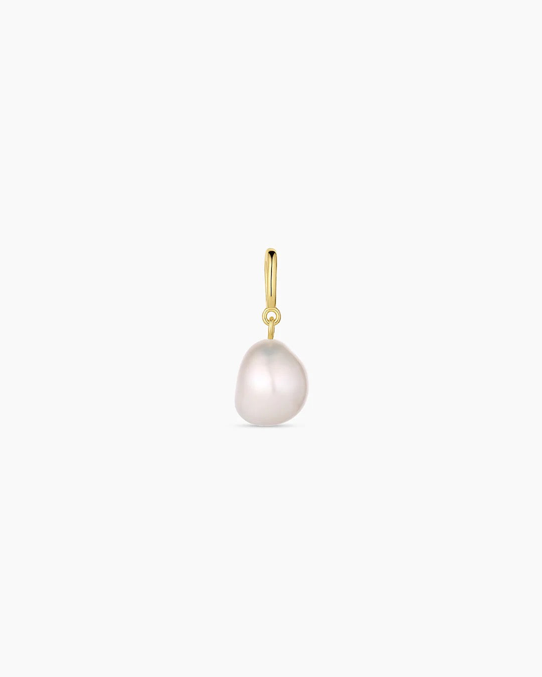 Gorjana Pearl Parker Charm - Silver/Pearl