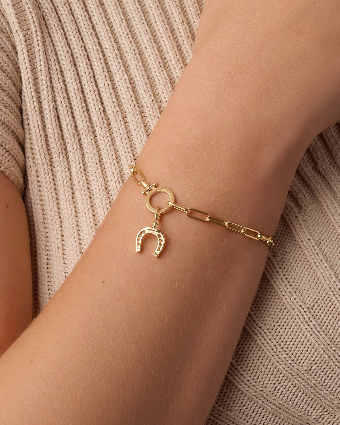 Gorjana Horseshoe Parker Charm - Gold