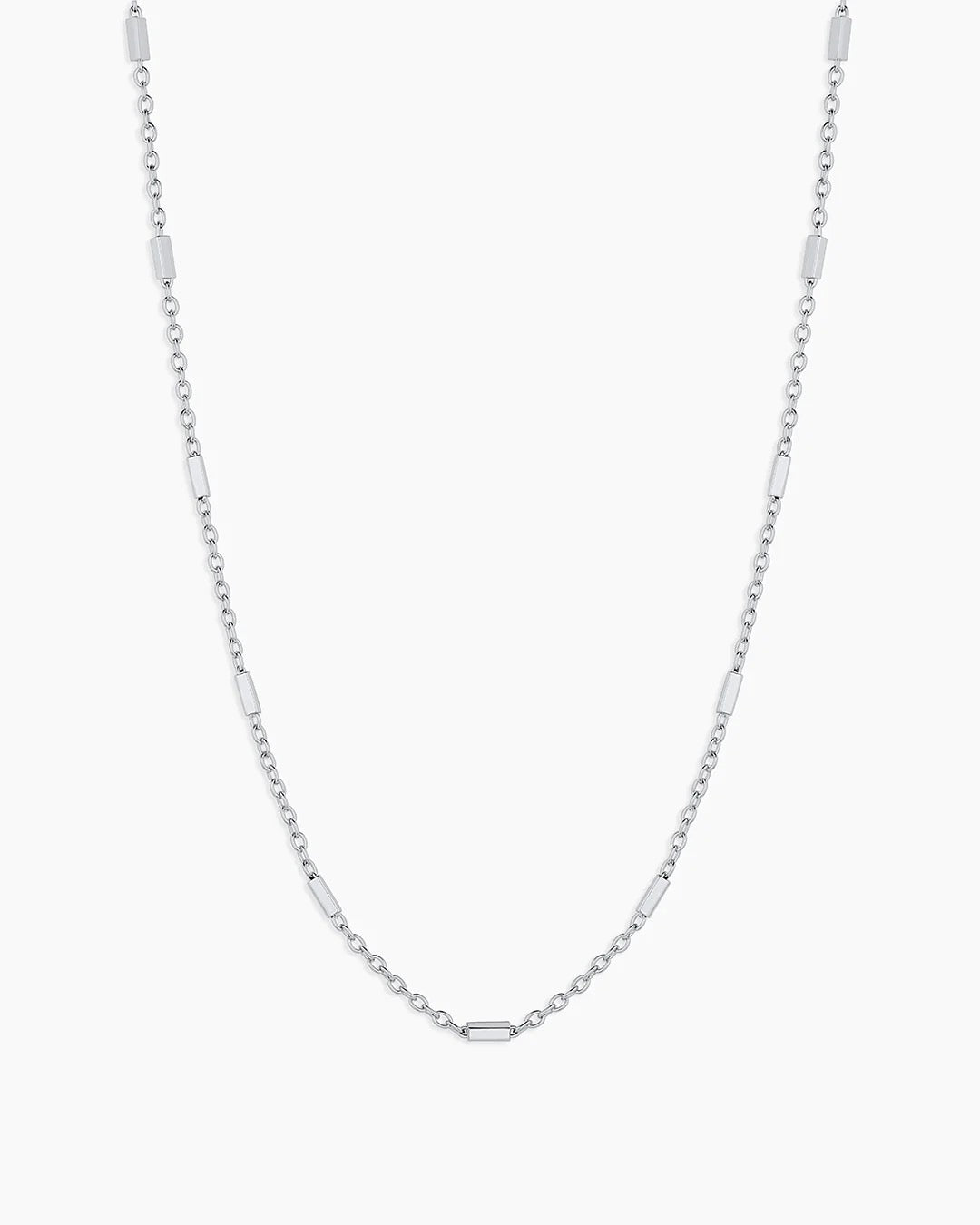 Gorjana Tatum Necklace - Silver, 19 Inch