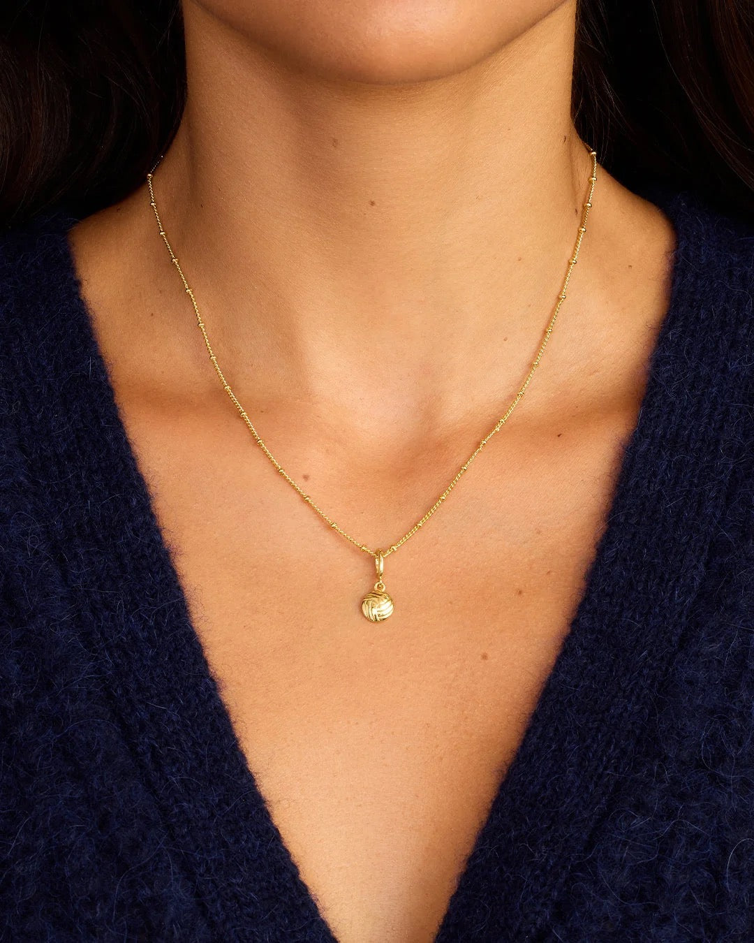 Gorjana Varsity Parker Volleyball Charm - Gold