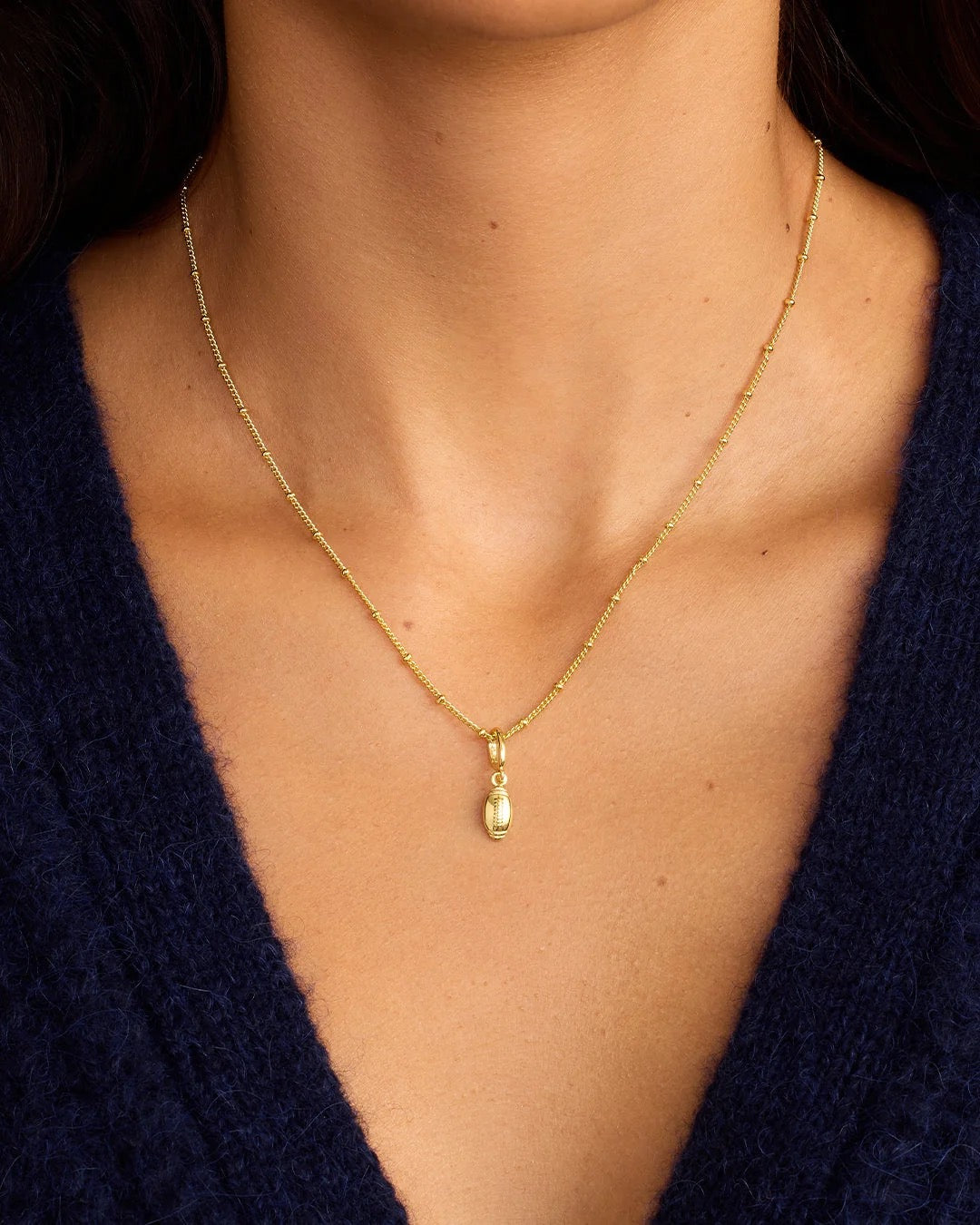 Gorjana Varsity Parker Football Charm - Gold
