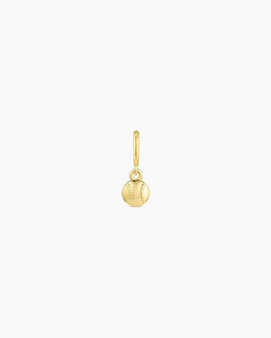 Gorjana Varsity Parker Baseball Charm - Gold