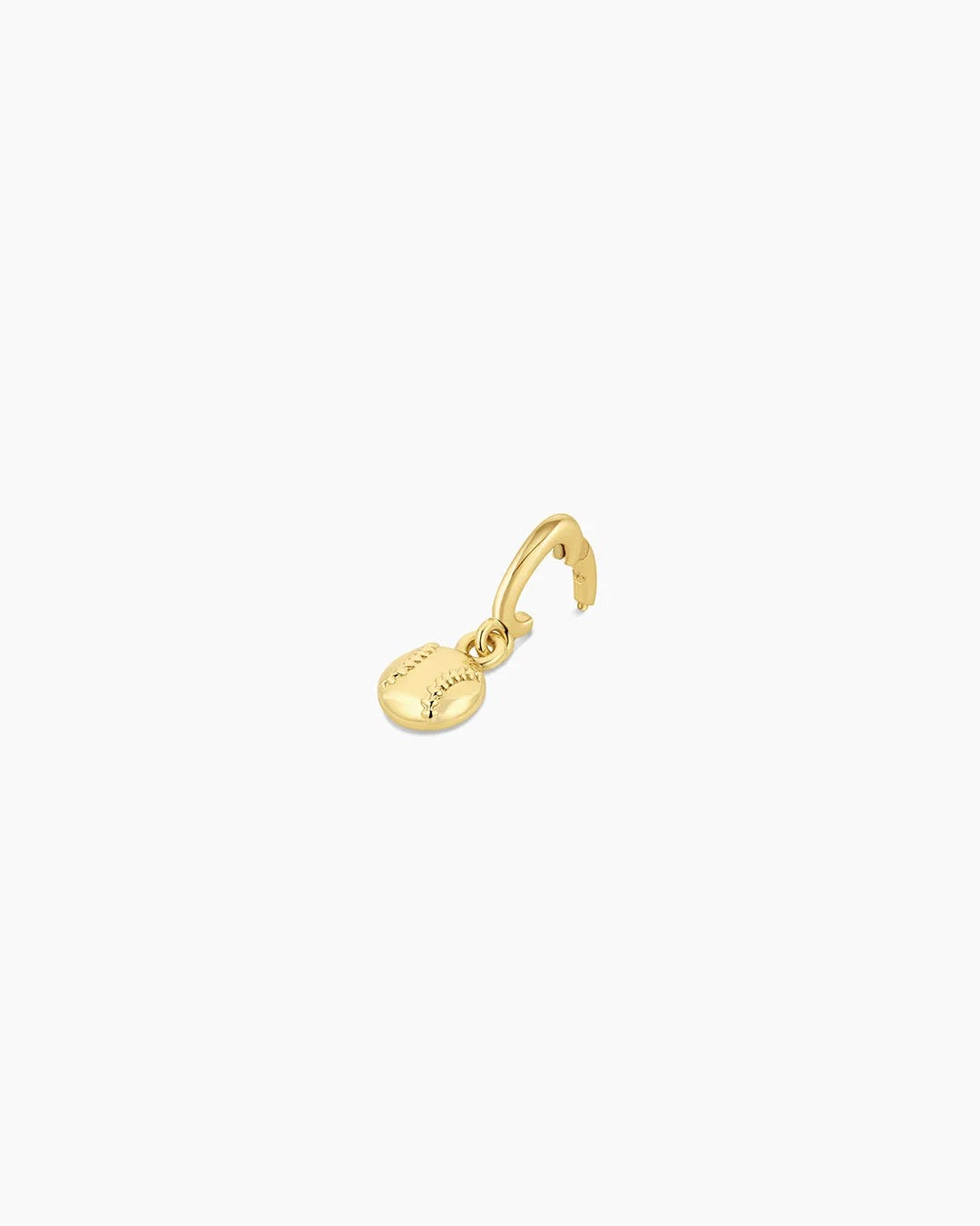 Gorjana Varsity Parker Baseball Charm - Gold
