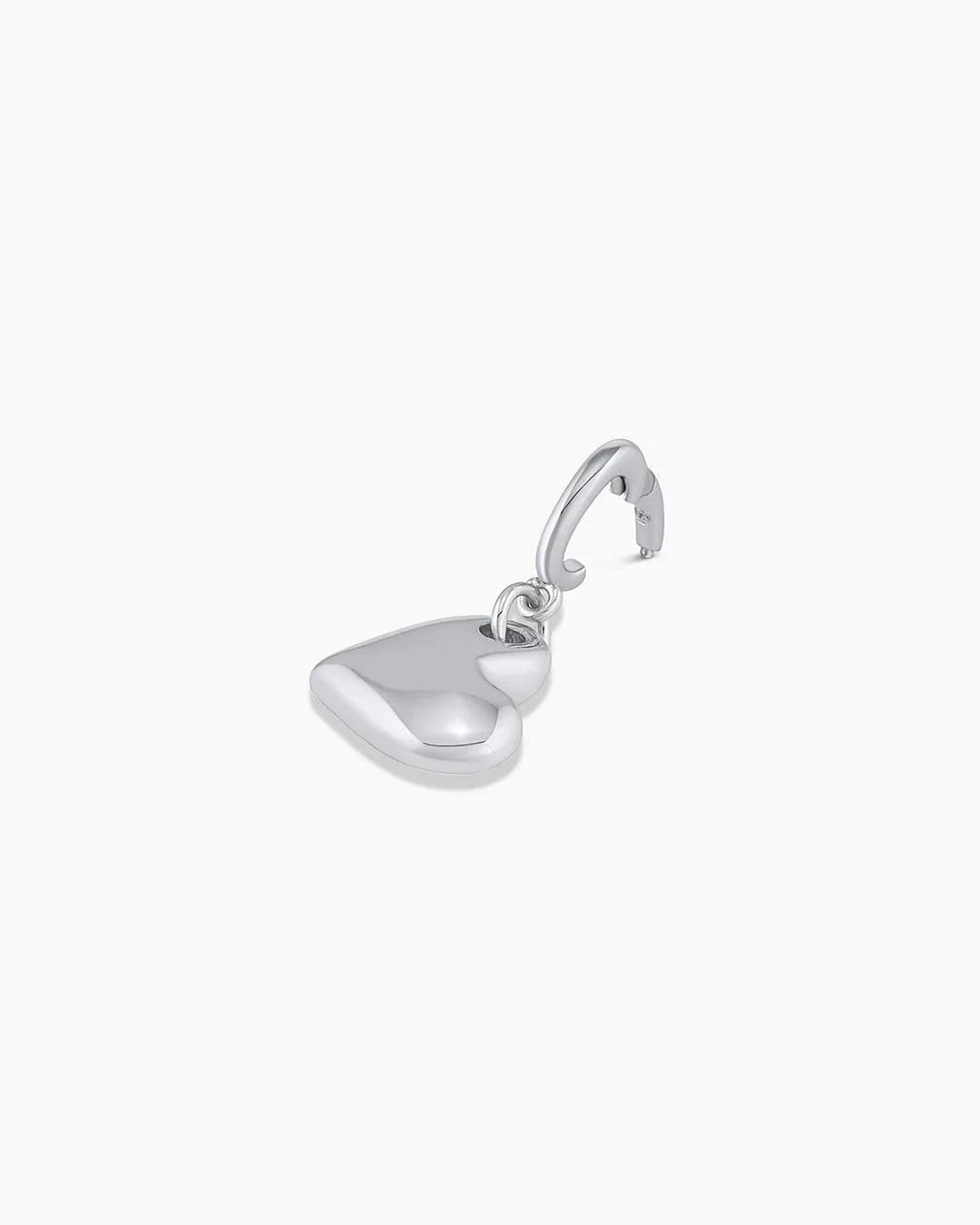 Gorjana Lou Heart Parker Charm - Silver