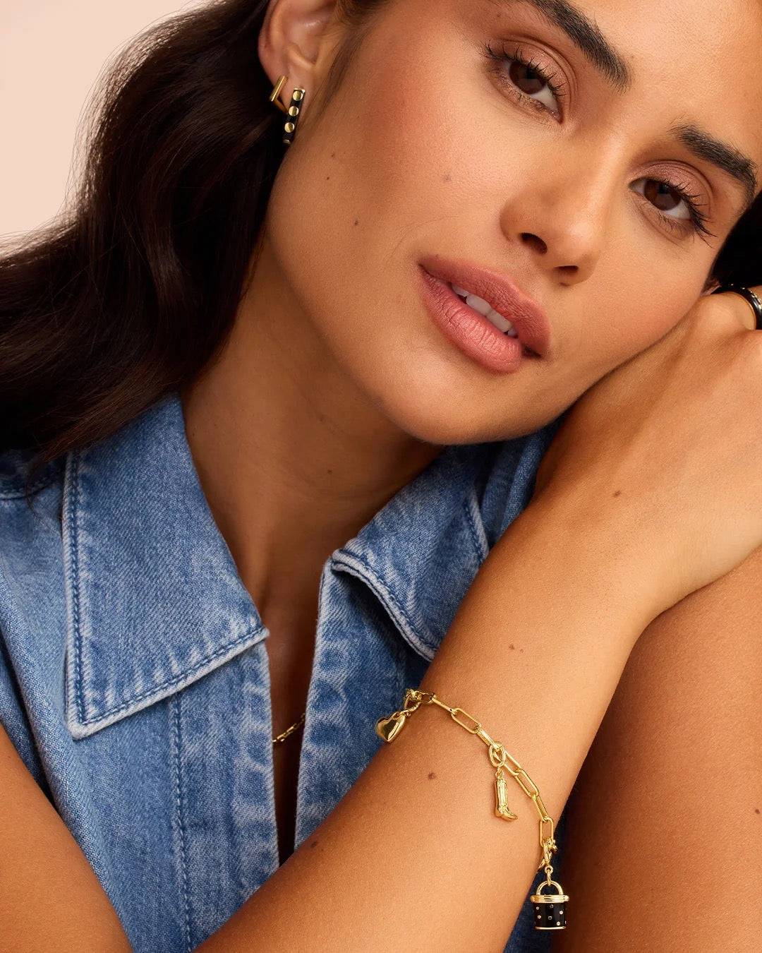 Gorjana Cowboy Boot Parker Charm - Gold