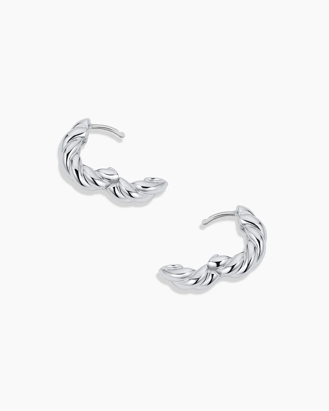 Gorjana Crew Helium Huggies - Silver