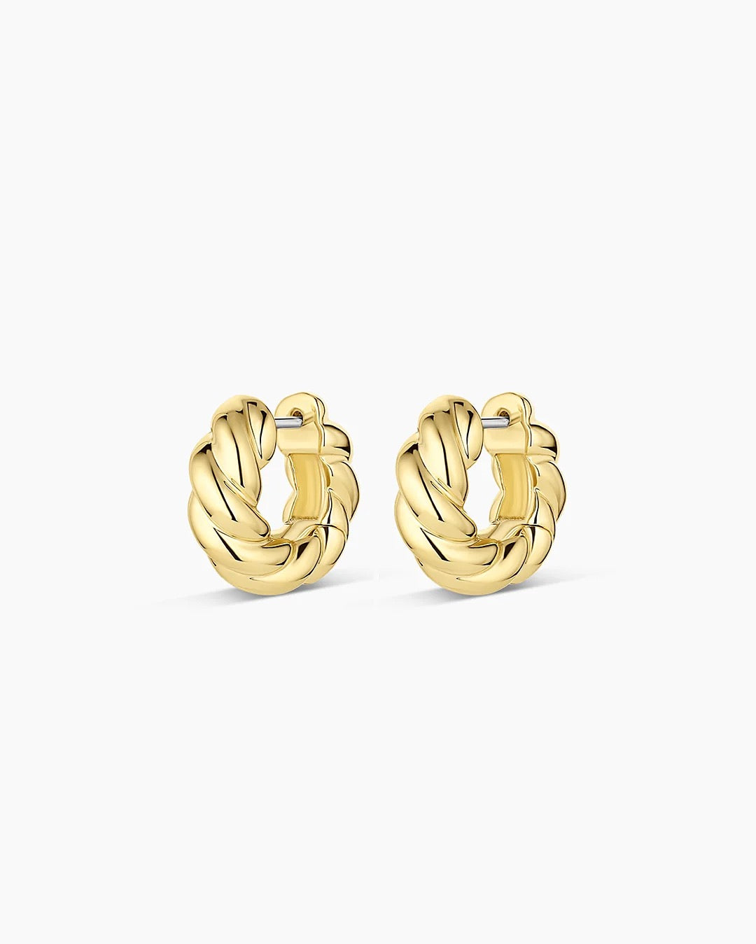 Gorjana Crew Helium Huggies - Gold