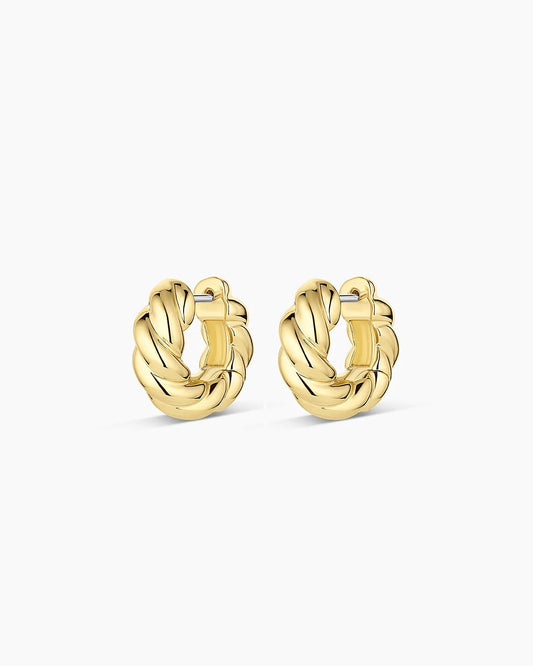 Gorjana Crew Helium Huggies - Gold
