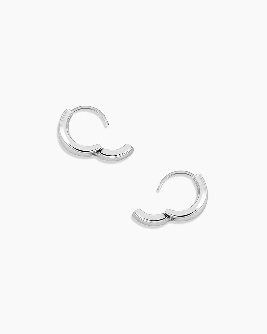 Gorjana Rose Huggies - Silver
