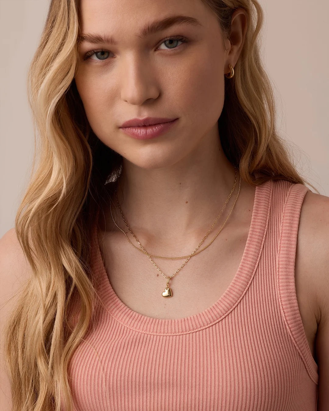 Gorjana Lou Heart Parker Charm - Gold