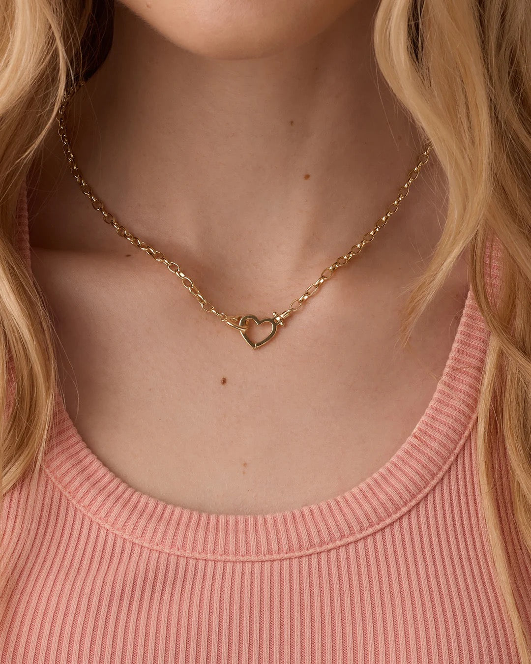 Gorjana Parker Heart Necklace - Gold