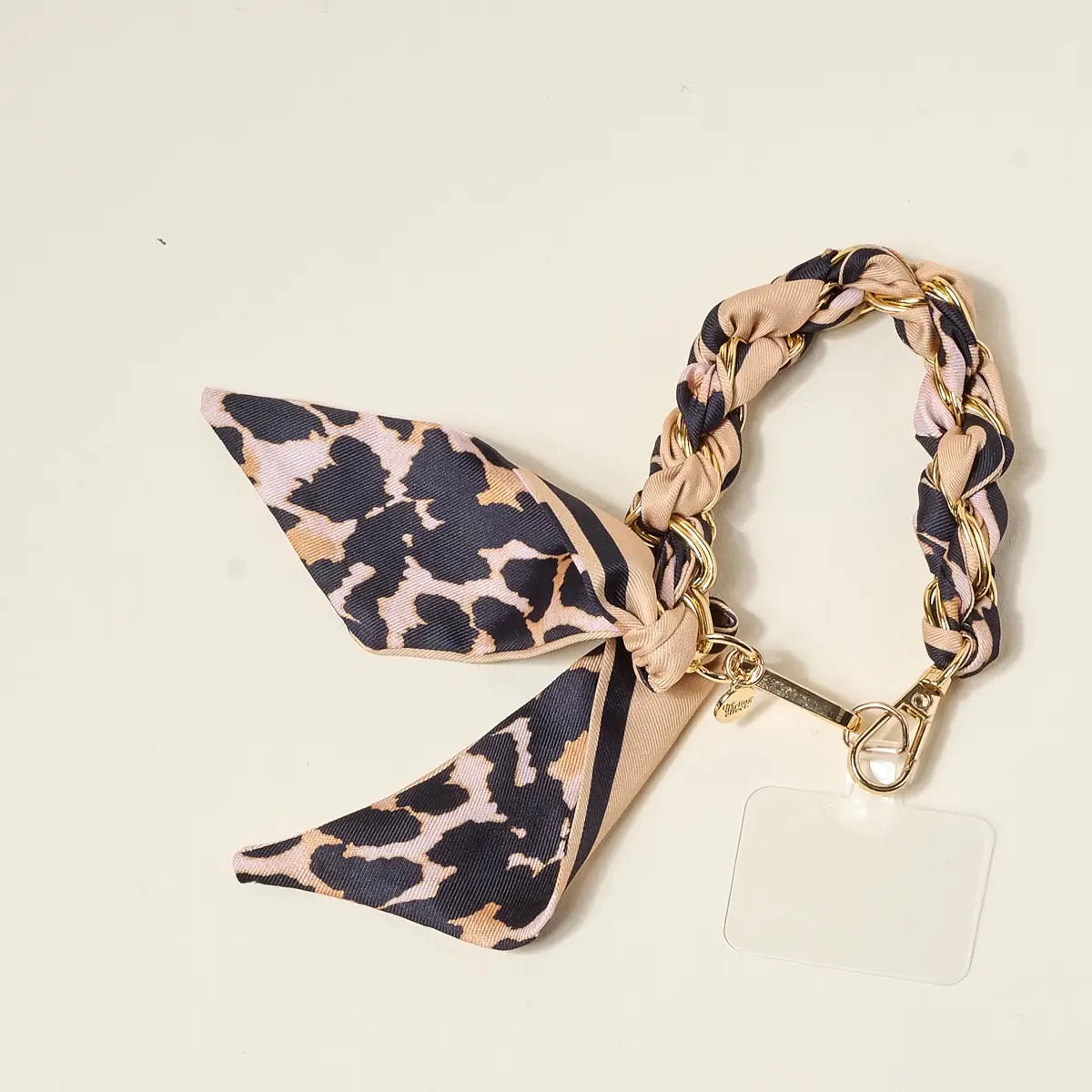 Call Me Later Phone Scarf - Cheetah