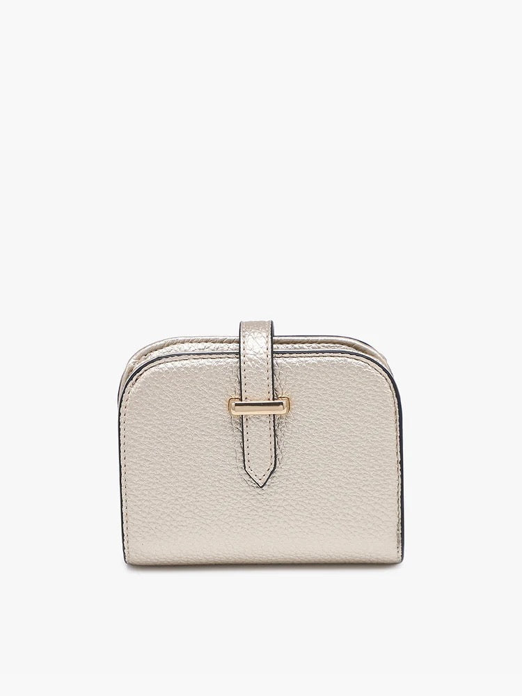 Jen & Co Magnolia RFID Bi-Fold Wallet - Light Gold