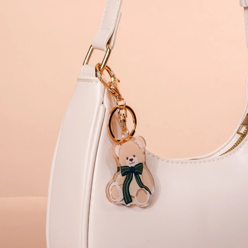 Acrylic Keychain - Teddy Bear Theo