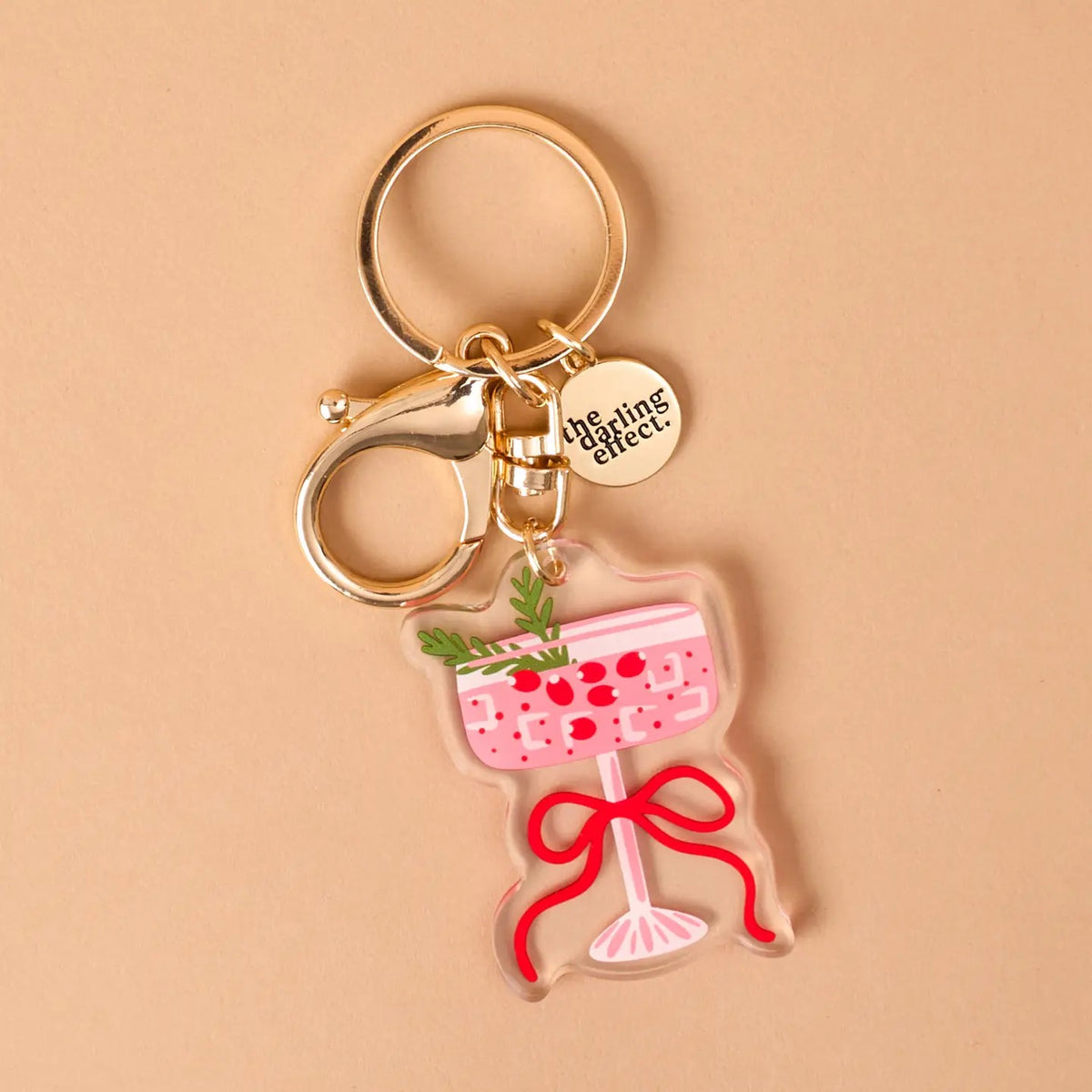Acrylic Keychain - Cranberry Cosmo