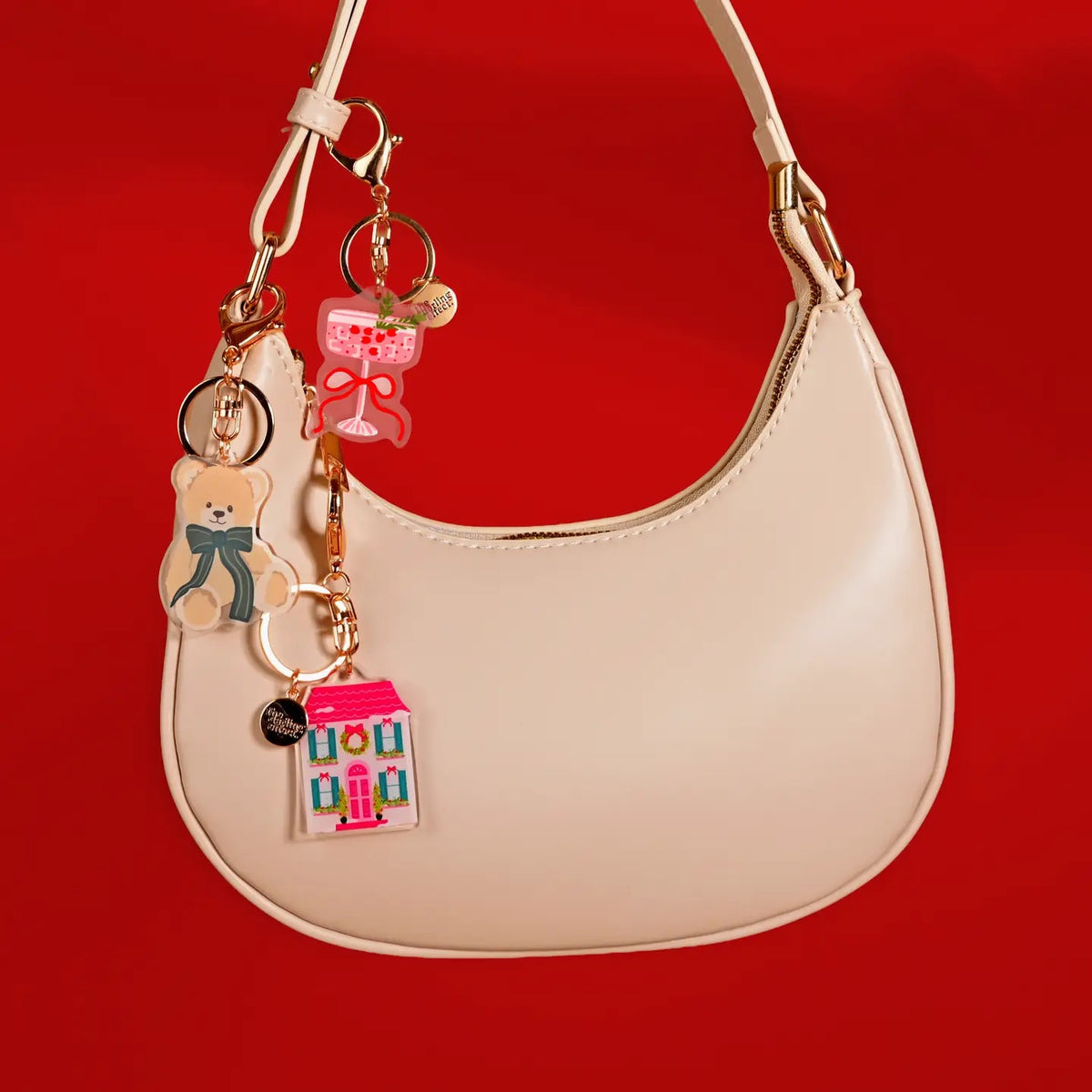 Acrylic Keychain - Cranberry Cosmo