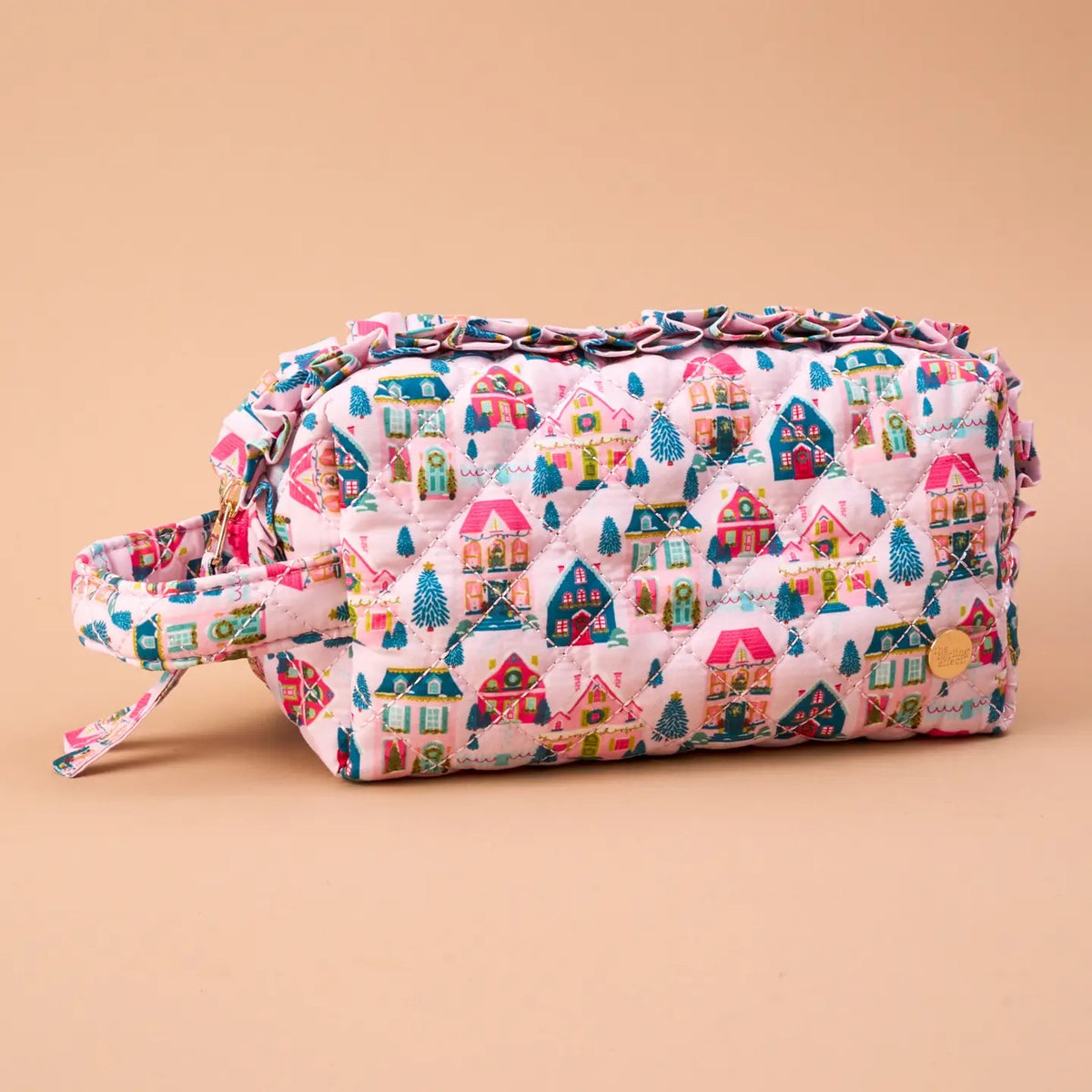 Essentials Quilted Cosmetic Pouch - Sugarplum Lane