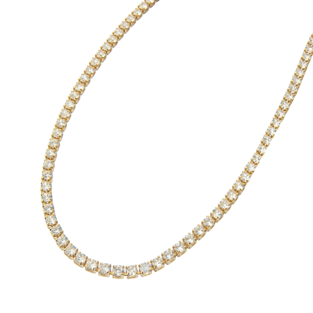 Brenda Grands 18K Gold Layered Tennis Choker