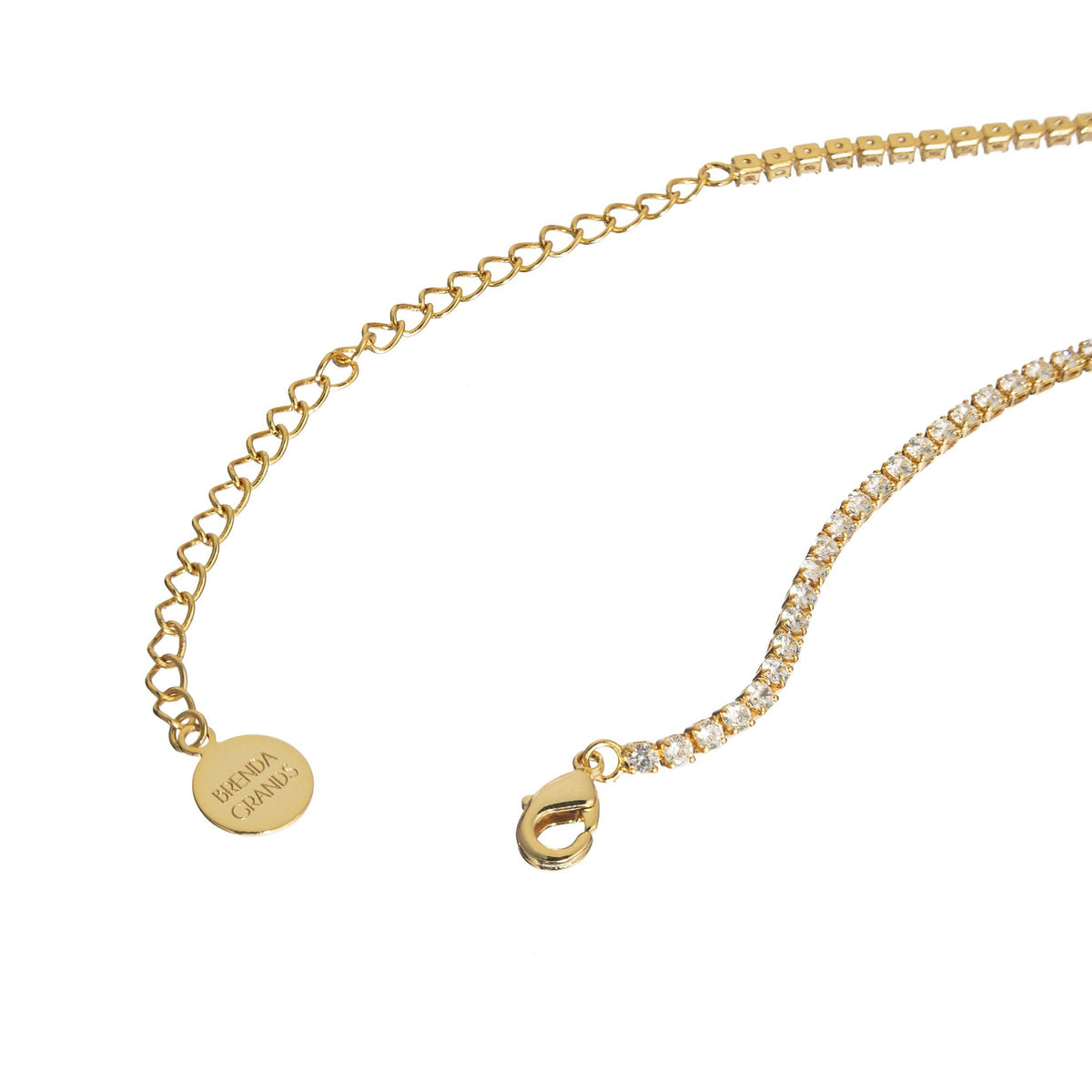 Brenda Grands 18K Gold Layered Tennis Choker