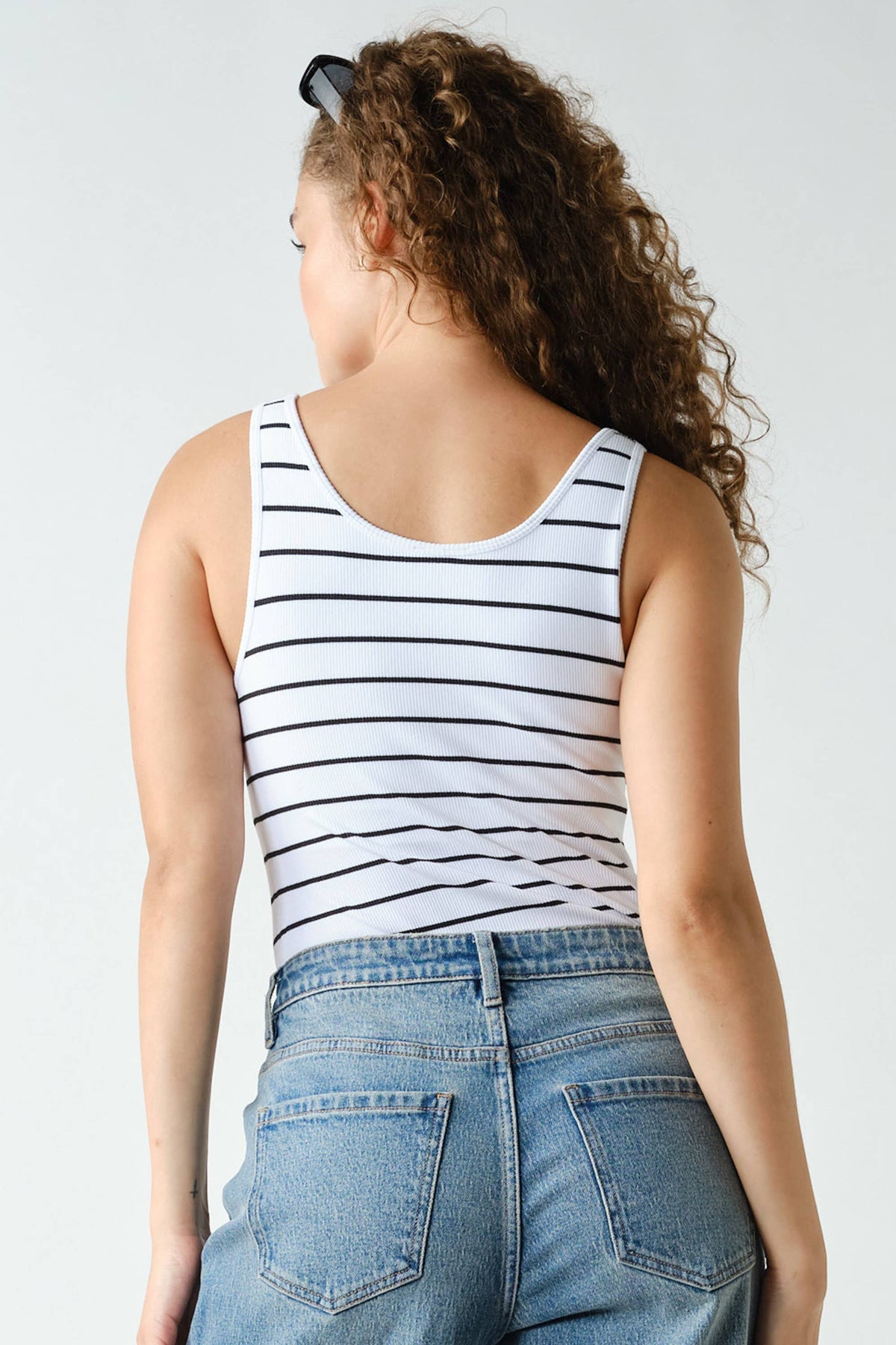Mono B Classic Seamless Ribbed Tank Top