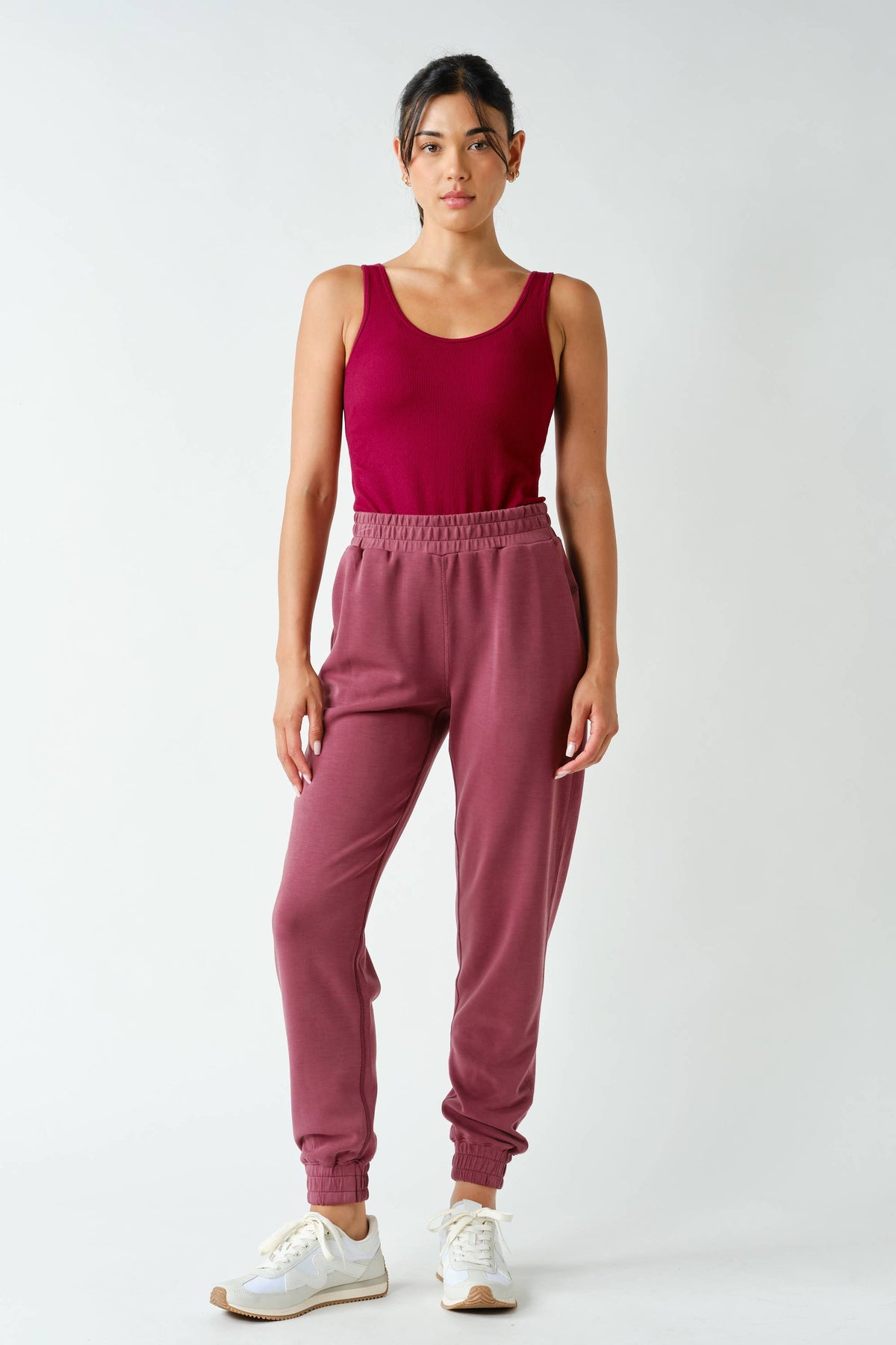 Mono B Classic Seamless Ribbed Tank Top