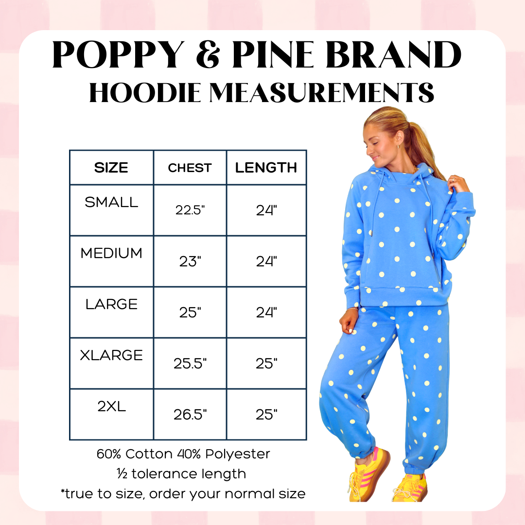 Poppy & Pine Brown & Pink Polka Dot Hoodie & Sweatpants Set