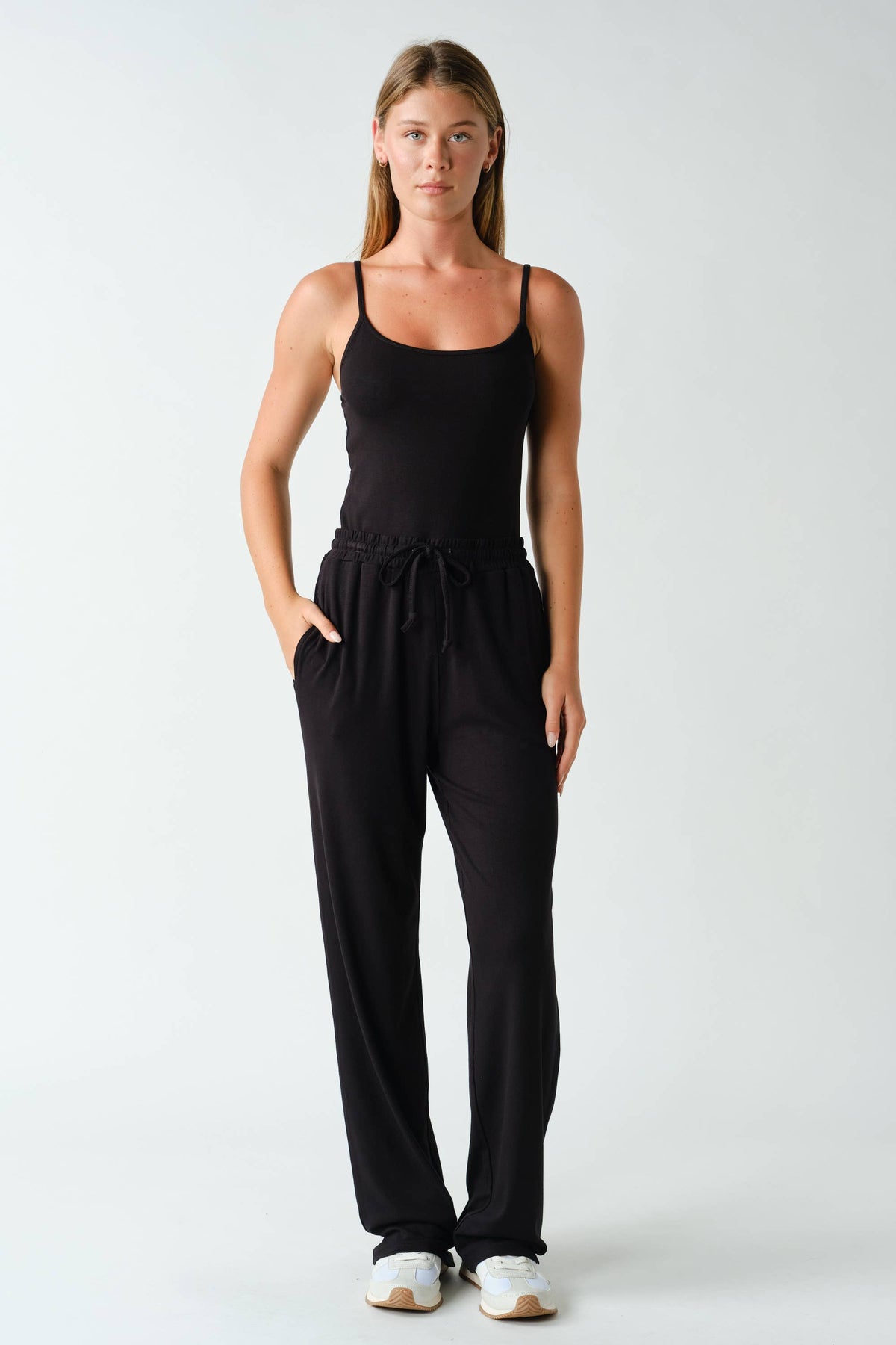 Mono B Marlow Soft-Knit Cami Lounge Set - Sycamore